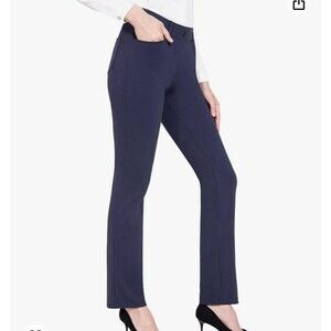 BALEAF Yoga Dress Pants  Size L Petite Navy Blue New Without Tags